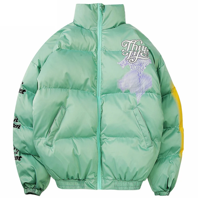 Зимняя мужская куртка Толстая теплая парка куртки Женская Модная молодежная