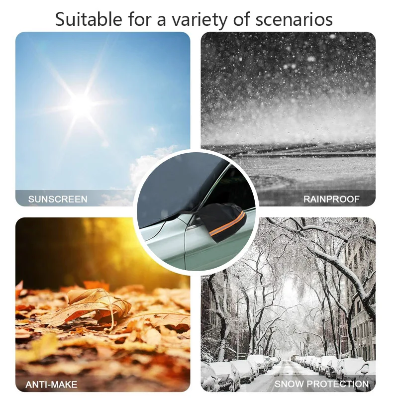 Защитное стекло для лобового стекла автомобиля защита от снега ткань Оксфорд УФ