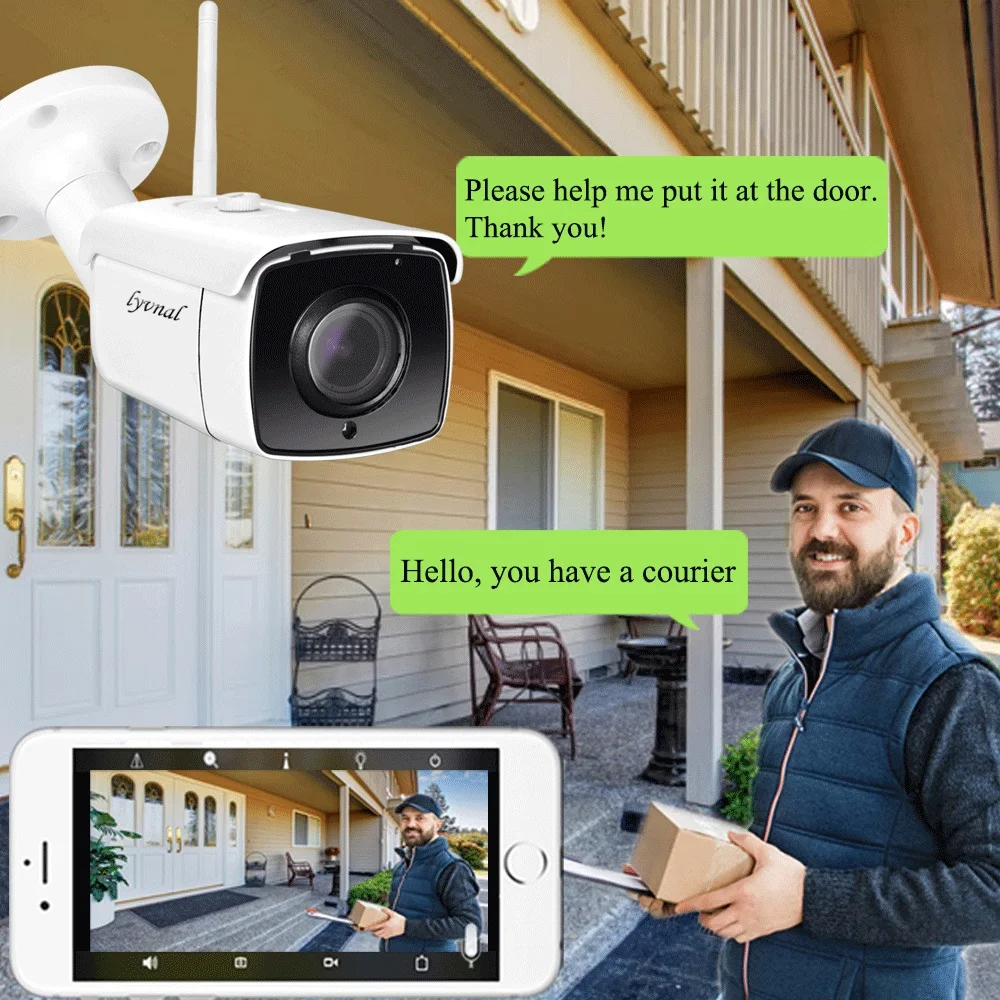 H.265 Sony IXM335 5MP Wi-Fi Камера 5X зум двухстороннее аудио Беспроводной ip-камера