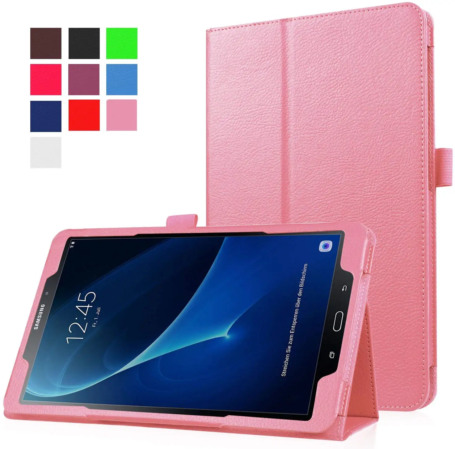 Ультратонкий Магнитный чехол для samsung Galaxy Tab A 10,1, умный чехол из искусственной кожи, чехол с функцией автоматического сна/пробуждения T580 T585, SM-T580 чехол s