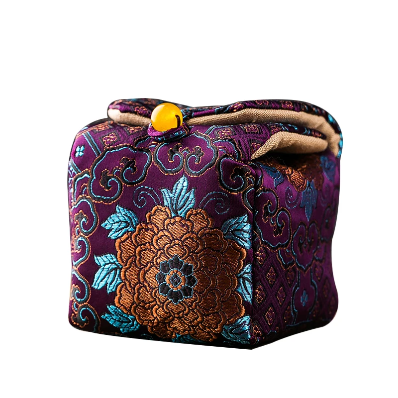 Сумка для хранения ручной работы чайная чашка чайные пакеты из ткани дорожная