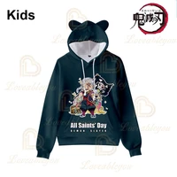 kamado nezuko demon slayer children cute japen anime 3d hoodies kimetsu no yaiba men and women clothing harajuku sweatshirt tops