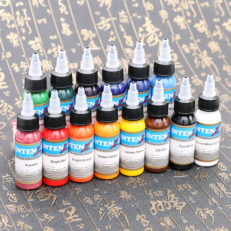 

Domestic new label Yin Dand 14 color 30ML color set tattoo ink professional tattoo equipment tool