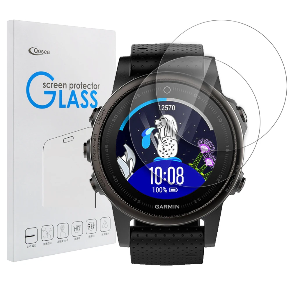 10 шт закаленное стекло для Garmin Fenix 6 Pro 6s Pro 6x Pro Защитная пленка для часов 9H прозрачная анти-защитная пленка ультратонкая кожа