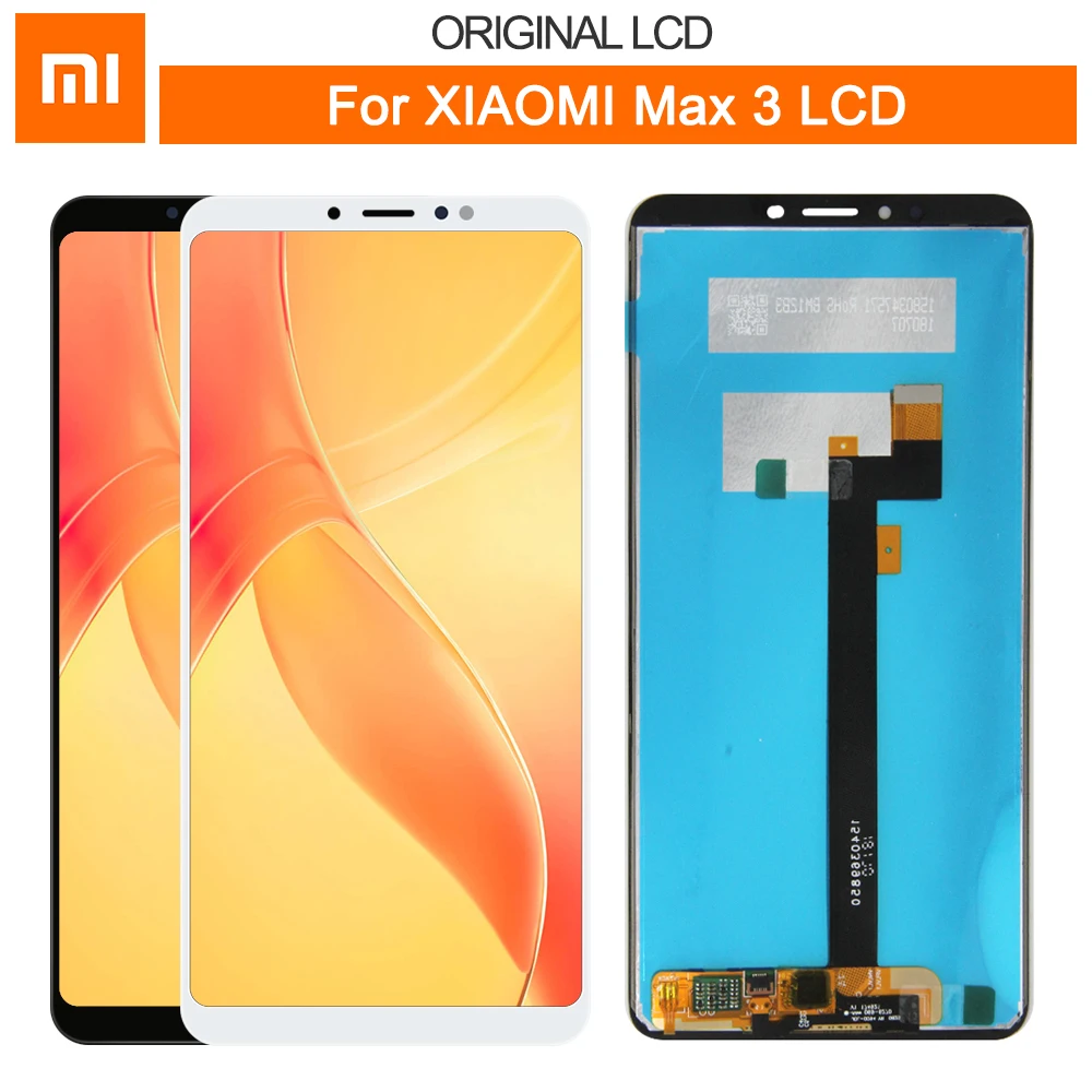 Для 6," Xiao mi Max 3 mi Max 3 ЖК-дисплей mi Max3 ЖК-экран рамка+ сенсорный экран панель дигитайзер сборка Замена