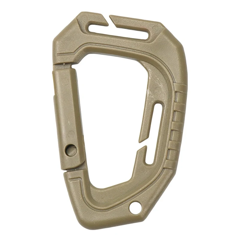 

5PCS Big D-type Plastic Steel Tactical Molle Quick Hook Hanging Buckle Clip Outdoor Camping Backpack Bag Accessories EDC Tool