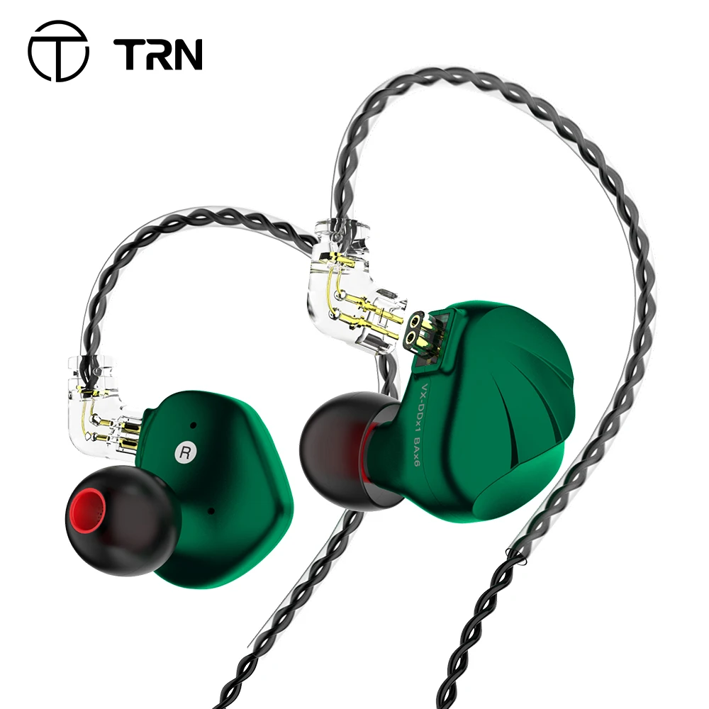 Новинка гибридные металлические наушники вкладыши TRN VX 6BA 1DD IEM Hi Fi DJ монитор