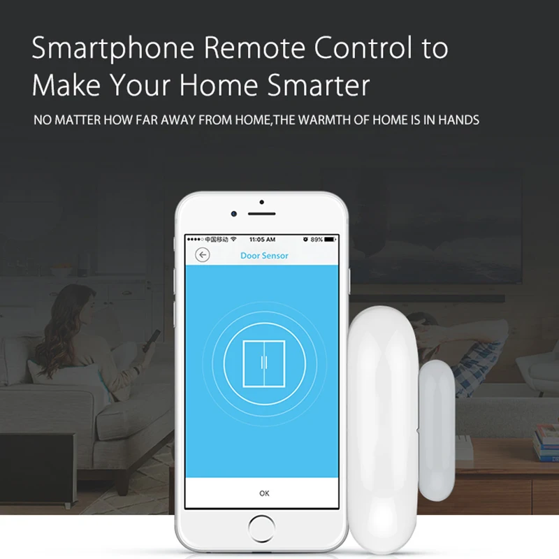 FrankEver умный дом Безопасность Wifi датчик для двери окон Tuya Smart Life приложение