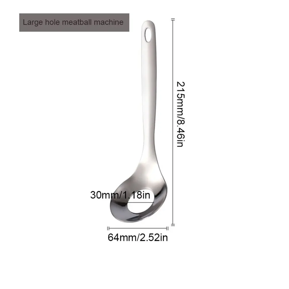 

Meatball Spoon Stainless Steel Meatball Scoop Ball Maker Non-stick Meatball Maker Meat Baller With Long Handle
