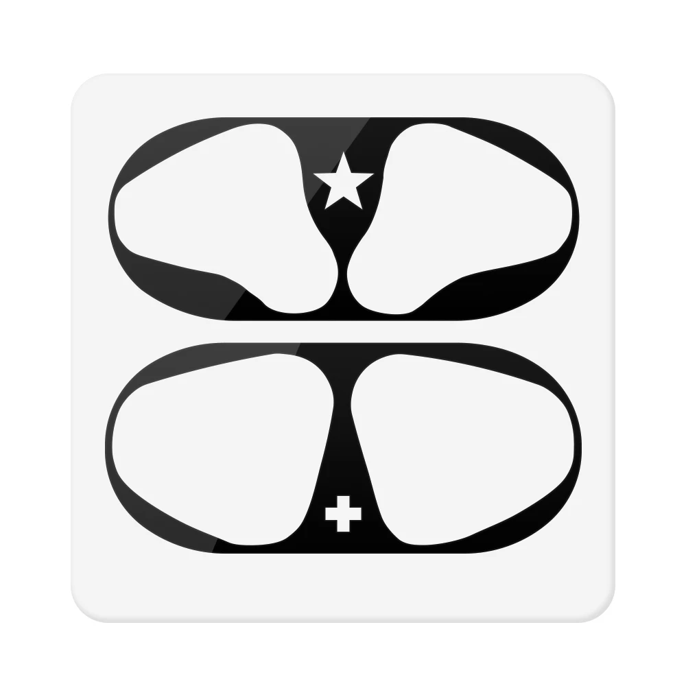 Металлическая пленка наклейка для Apple аксессуары Airpods металлическая