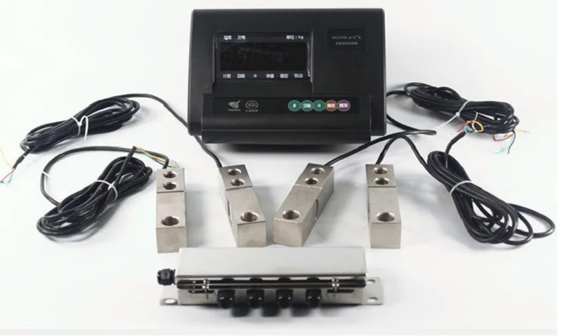 

Small weighbridge accessories 1t2t3t weighing set sensor stainless steel junction box display xk3190-a12e