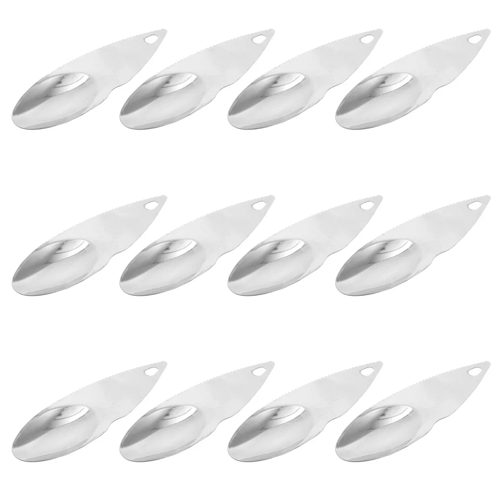 Ложка для пилинга стальное лезвие резки киви 12 шт. | Дом и сад