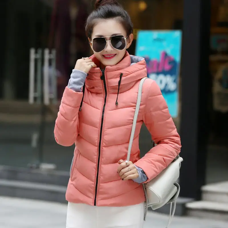 Женская зимняя куртка теплая хлопковая парка с капюшоном большие размеры MZ709 |