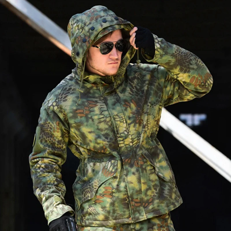 Водонепроницаемая военная тактическая куртка армейская для страйкбола стрельбы