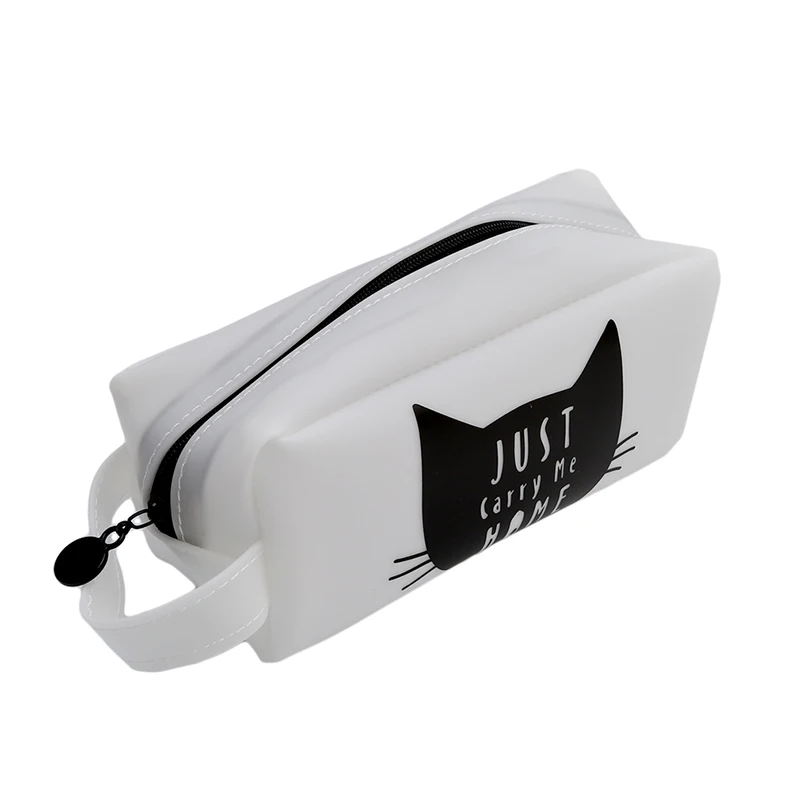 Женская косметичка с милым котом дорожная сумка для мытья женская косметики