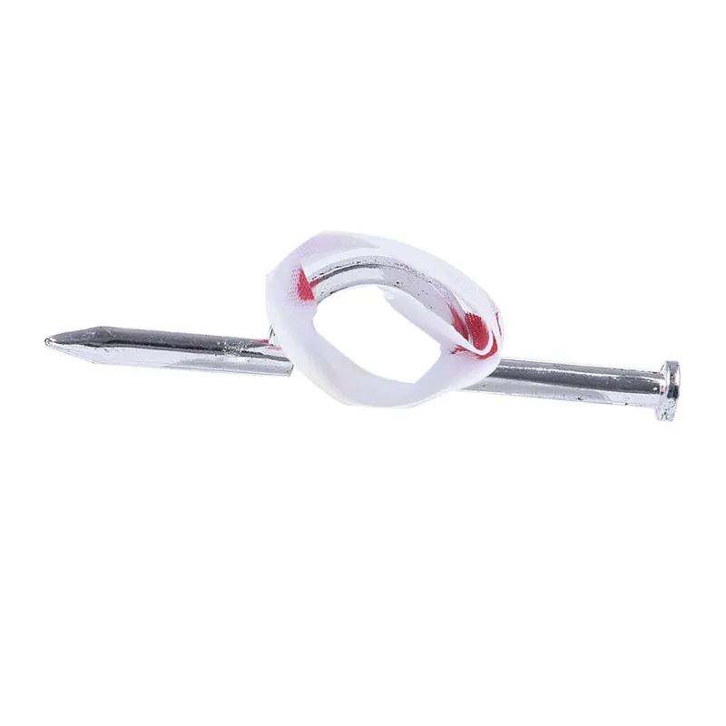 

New Prank Joke Toy Fake Nail Through Finger Trick whole Convenient Halloween Kids Children Gags Practical Jokes