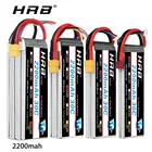 HRB 3s 11,1 v 2200mah RC Lipo батарея 4s 6s 30C XT60 T разъем для DJI самолета RC Квадрокоптер Вертолет FPV БПЛА Дрон рамка автомобиля