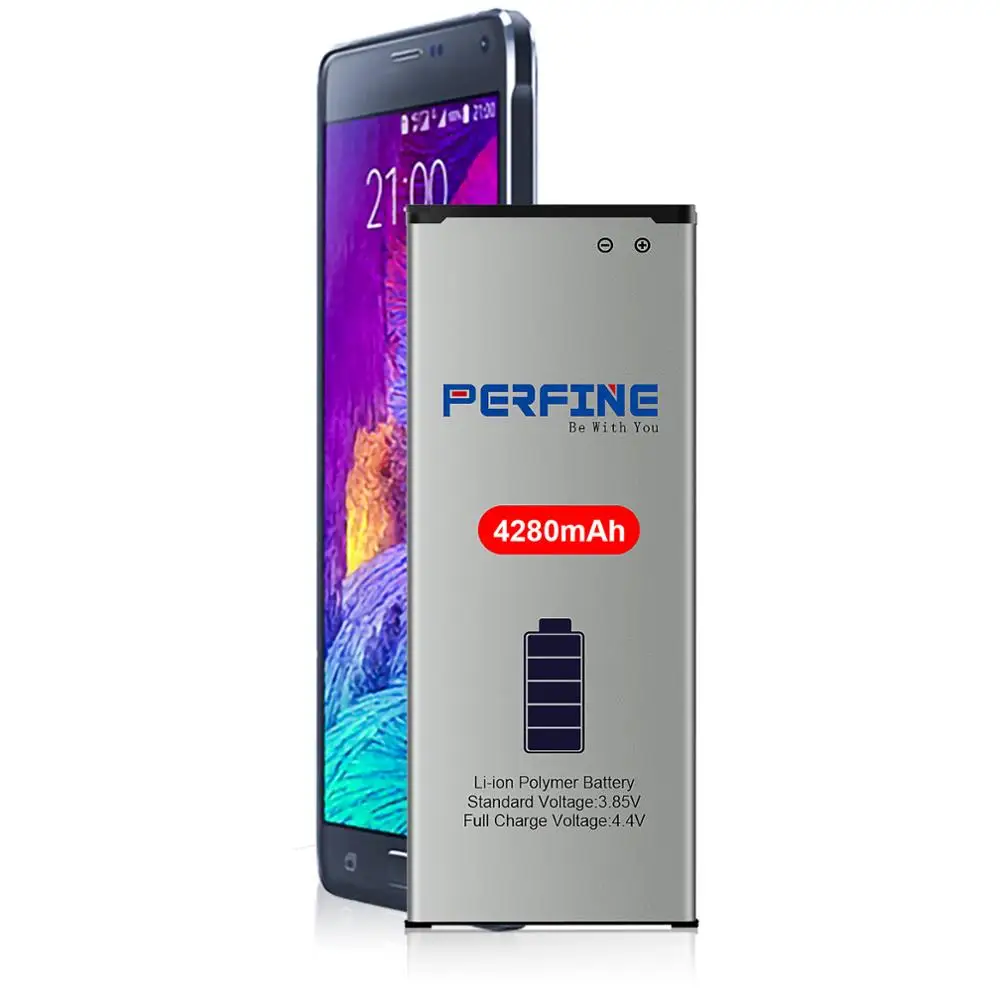 Аккумулятор для Samsung Galaxy Note 4 4280 мА · ч мобильный телефон N910C N910F EB-BN910BBE | Мобильные