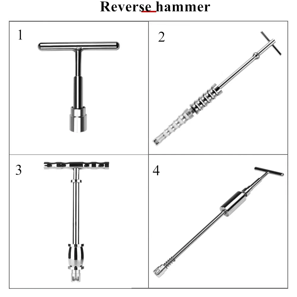 

4 kinds of Auto Repair Tool Dent Puller Sliding Hammer Reverse Hammer Set for car body repair hand tools