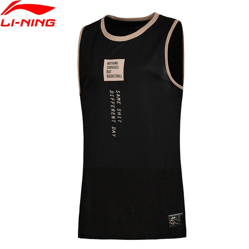 Женская баскетбольная майка Li Ning свободная дышащая Спортивная из 100% полиэстера с