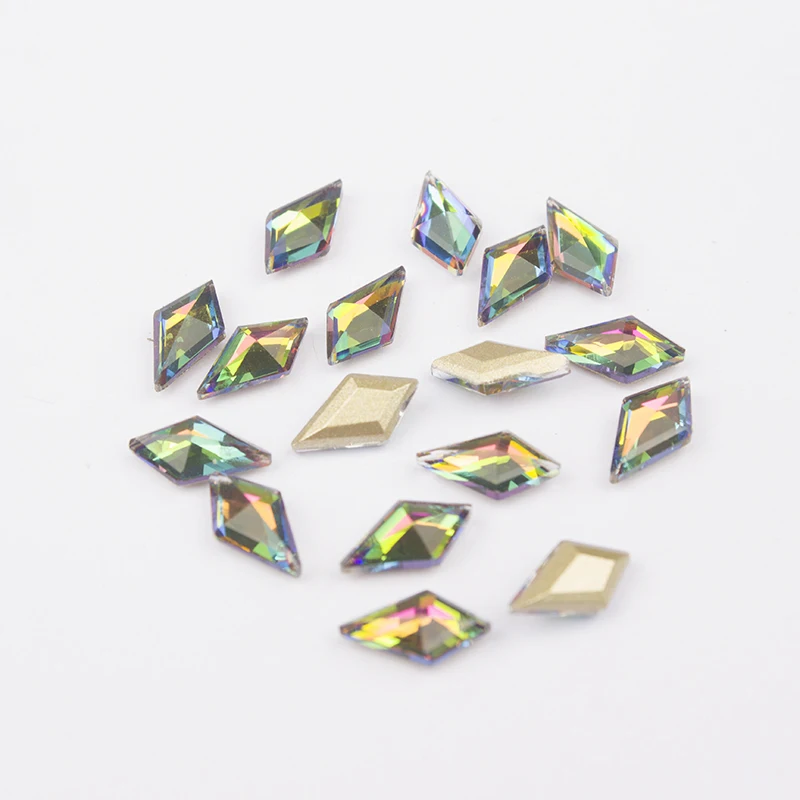 Rainbow Стиль 30 шт 3D стрела дизайн ногтей украшения наборы Блестящий декоративный камень для ногтей DIY маникюр кристалл ногтей горный хрусталь аксессуар - Цвет: Rainbow
