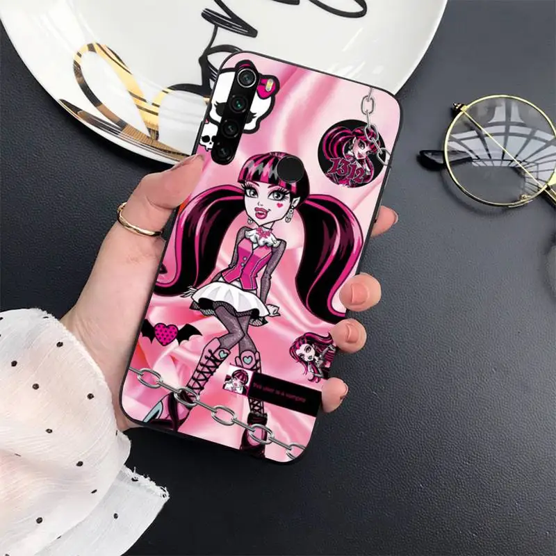 

Monster High pink girl Phone Case For Xiaomi Redmi 7 8 9t a3Pro 9se k20 mi8 max3 lite 9 note 9s 10 pro