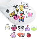 Новинка, одиночная распродажа, 1 шт., подвеска для обуви из ПВХ, аксессуары для обуви, украшение для обуви для Croc JIBZбраслеты, для детской вечеринки, строительные элементы