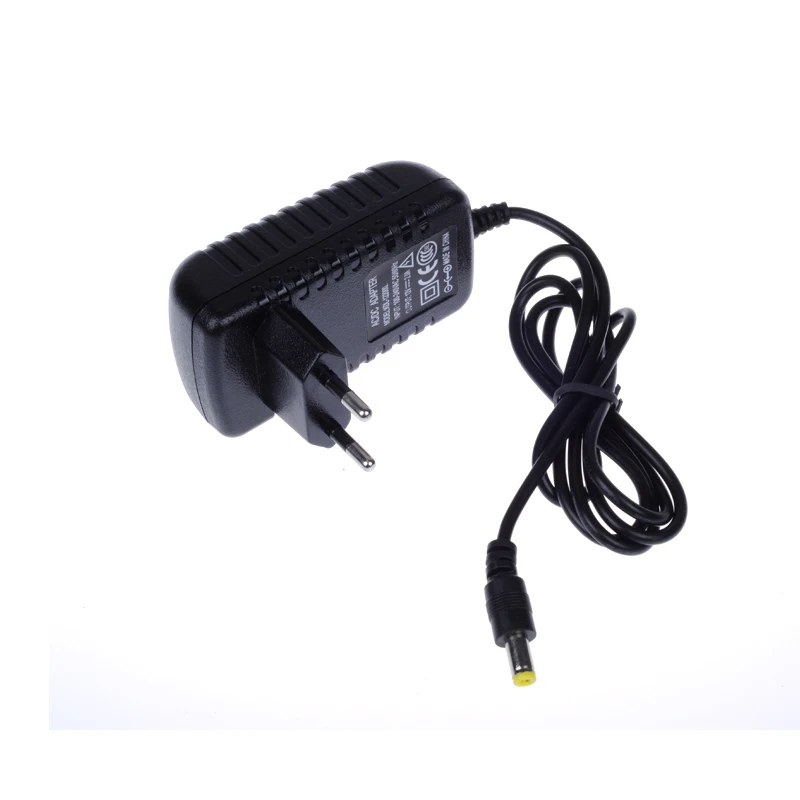 

ESCAM EU Type AC 100-240V to DC 12V 2A Power Supply AC/DC Adapters Power Plug Adaptor 5.5x2.1mm for CCTV Camera LED Strip