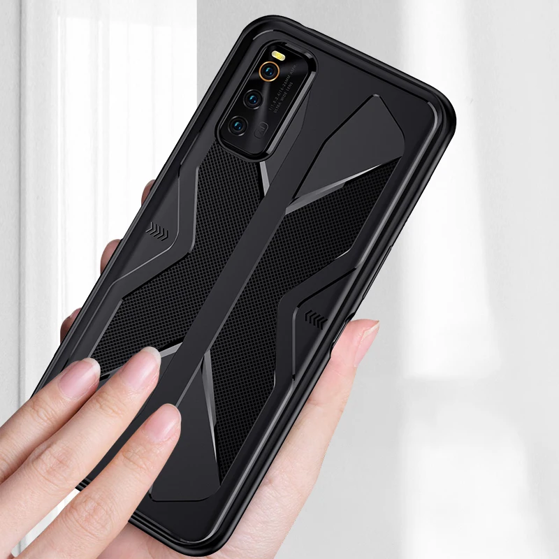 Чехол для IQOO Neo3 Модный мягкий матовый чехол из ТПУ задняя крышка VIVO Neo 3 Черная