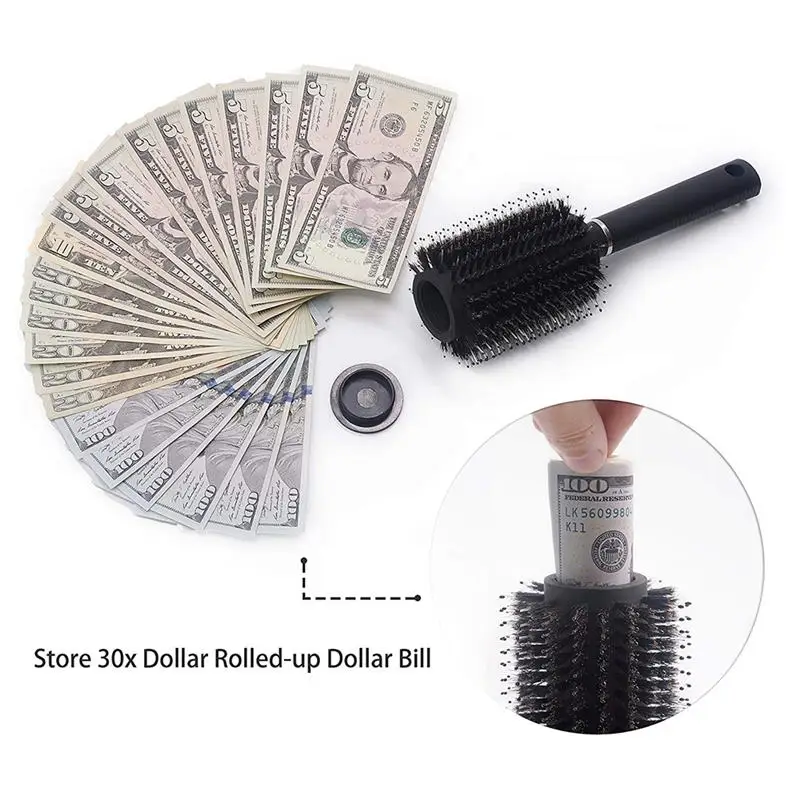 Расческа для волос безопасная скрытая контейнер коробка хранения денег