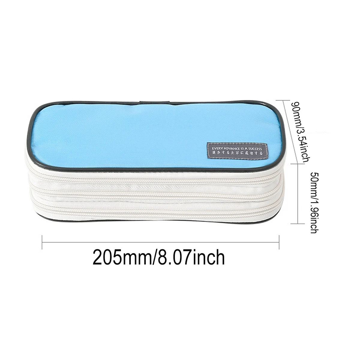 

Multi functional Waterproof High-capacity Kawaii Pencilcase School Supplies Three-layer Zipper Pencil Bag School Box Pencils
