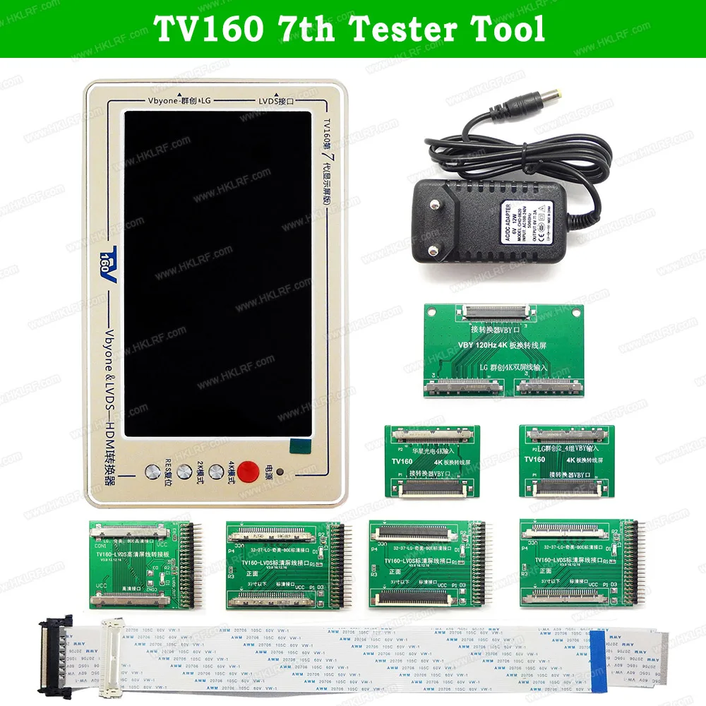 ТВ 160 Full HD LVDS Turn VGA светодиодный/ЖК материнская плата тестер инструмент конвертер