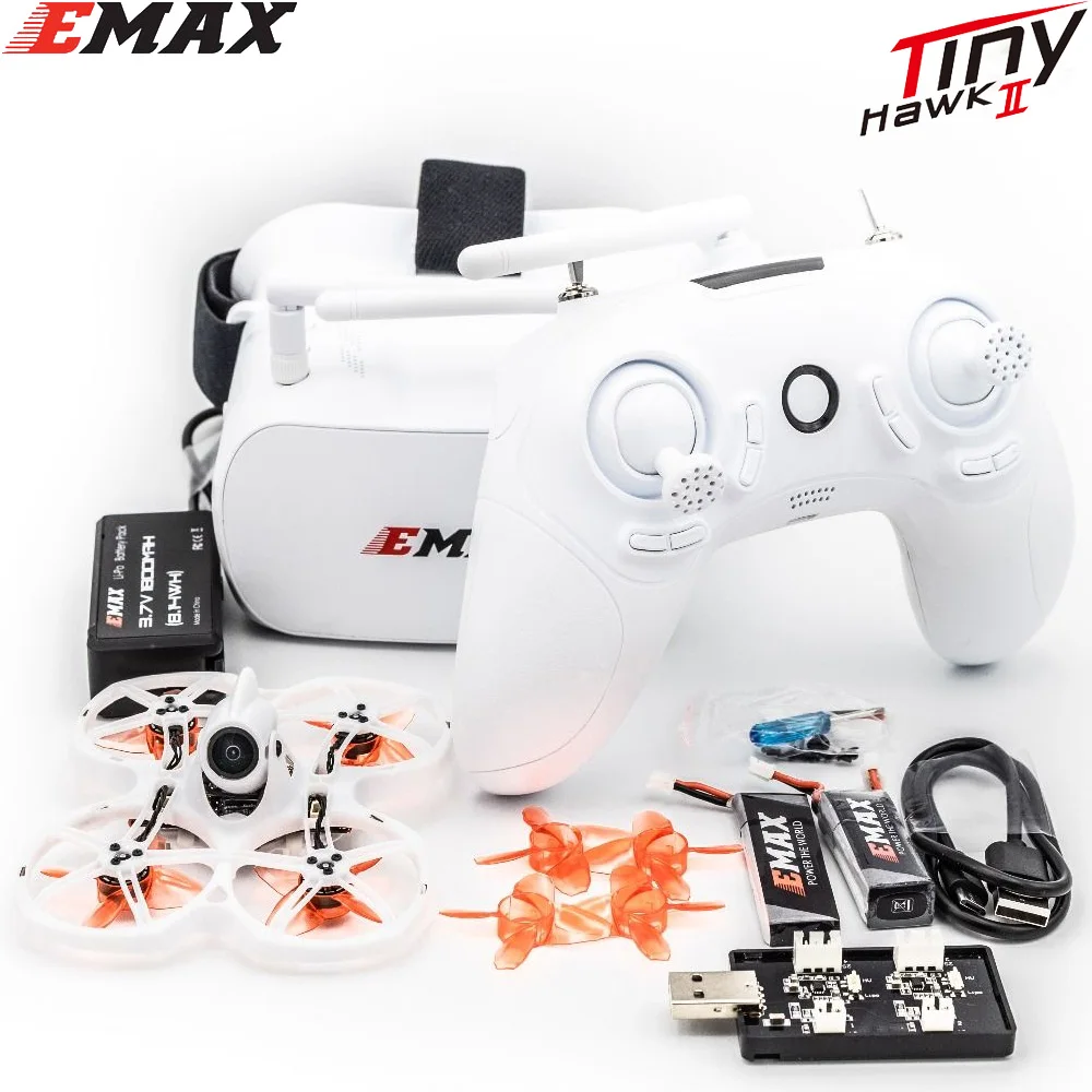 EMAX Tinyhawk II 75 мм 1-2S Whoop FPV гоночный Дрон BNF/RTF FrSky D8 Runcam Nano2 Cam 25/100/200 мВт VTX 5A blheli _ S ESC |