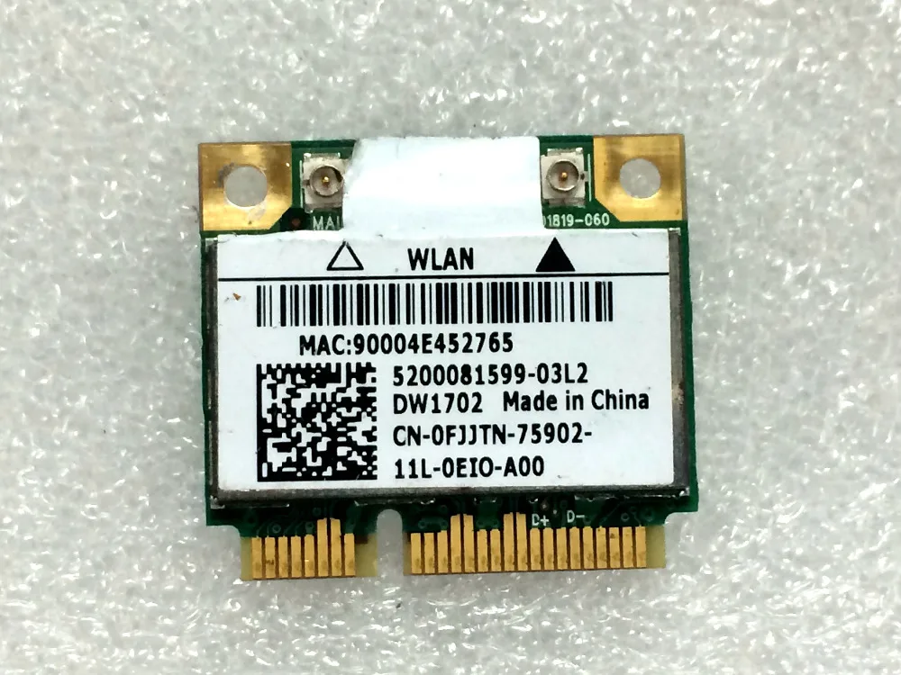 Оптовая продажа Беспроводной Wi-Fi для карты Bluetooth DELL DW1702 Atheros AR5B195 беспроводной-N 3 0