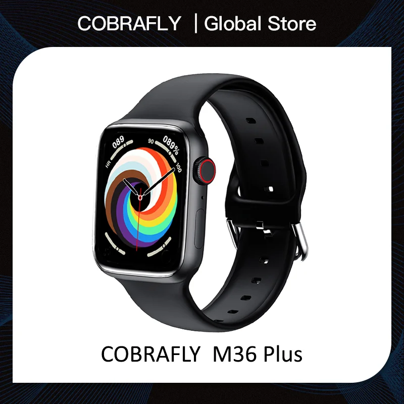 Смарт-часы COBRAFLY IWO 2022 Series 7 M36 Plus 1 8 дюйма квадратный экран часы с поддержкой BT