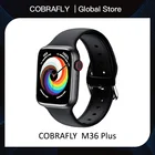 COBRAFLY IWO 2021 Series 7 M36 Plus Смарт-часы 1,8-дюймовый квадратный экран BT Call Watch монитор сердечного ритма фитнес-трекер PK W37pro