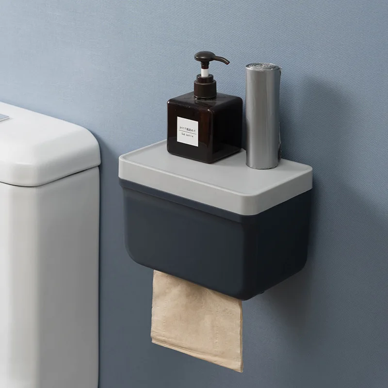 

Bathroom Accessories Organizer Tissue Boxes Wall Shelf Storage Box Household Products Storage Contaniners Organizer Box