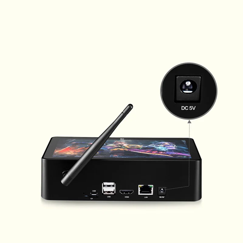PiPo X8 Pro Win10 мини-приставка для телевизора коробка Z8350 4 ядра 1280x800 2 Гб оперативной памяти, 32 Гб встроенной памяти, Bluetooth 4,0 HD медиаплеер 7 дюймов ips Экран видео р
