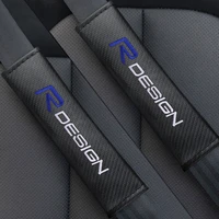 for volvo rdesign xc90 s60 xc60 v70 s80 s40 v50 v40 v60 c30 2pcs car soft safety seat belt pad strap cover shoulder protection