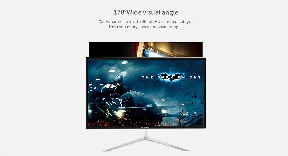 Teclast X22 Air все-в-одном ПК настольный 21,5 Дюймов DOS Intel Celeron J3160 четырехъядерный 1,6 ГГц 4 Гб ram 128 Гб SSD 1 ТБ HDD HDMI