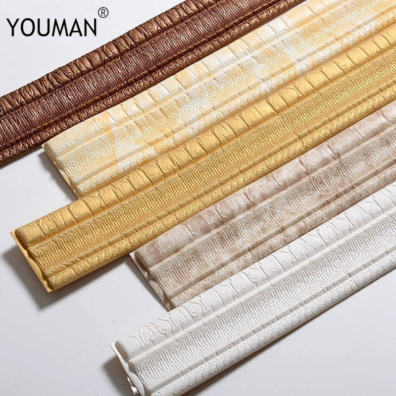 Самоклеящиеся пенные 3d обои наклейка дверная рамка полоса для краев лента