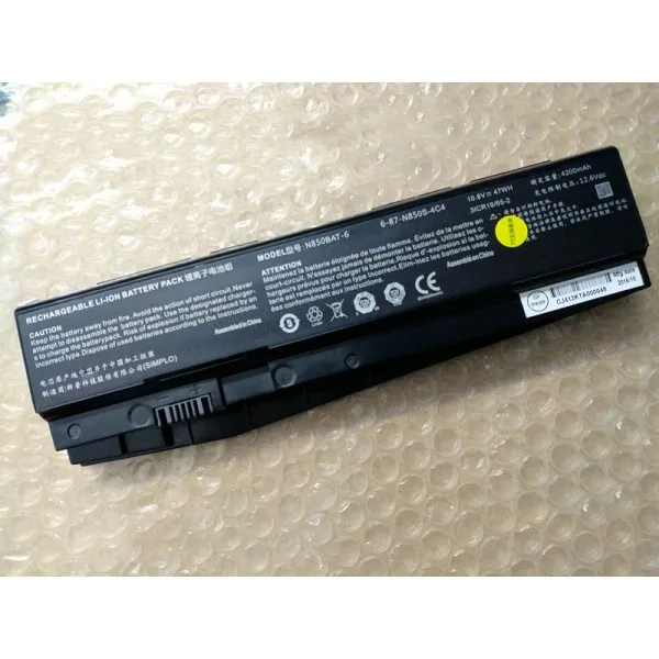Оригинальный аккумулятор UGB CLEVO N850HC N850HJ N870HC N870HJ1 HASEE N850S N850BAT 6 87 4C4|Аккумуляторы для