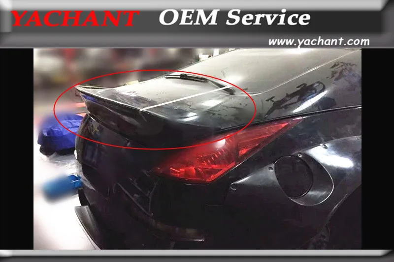 Задний спойлер из углеродного волокна для стайлинга автомобиля подходит 2002 2008 350Z