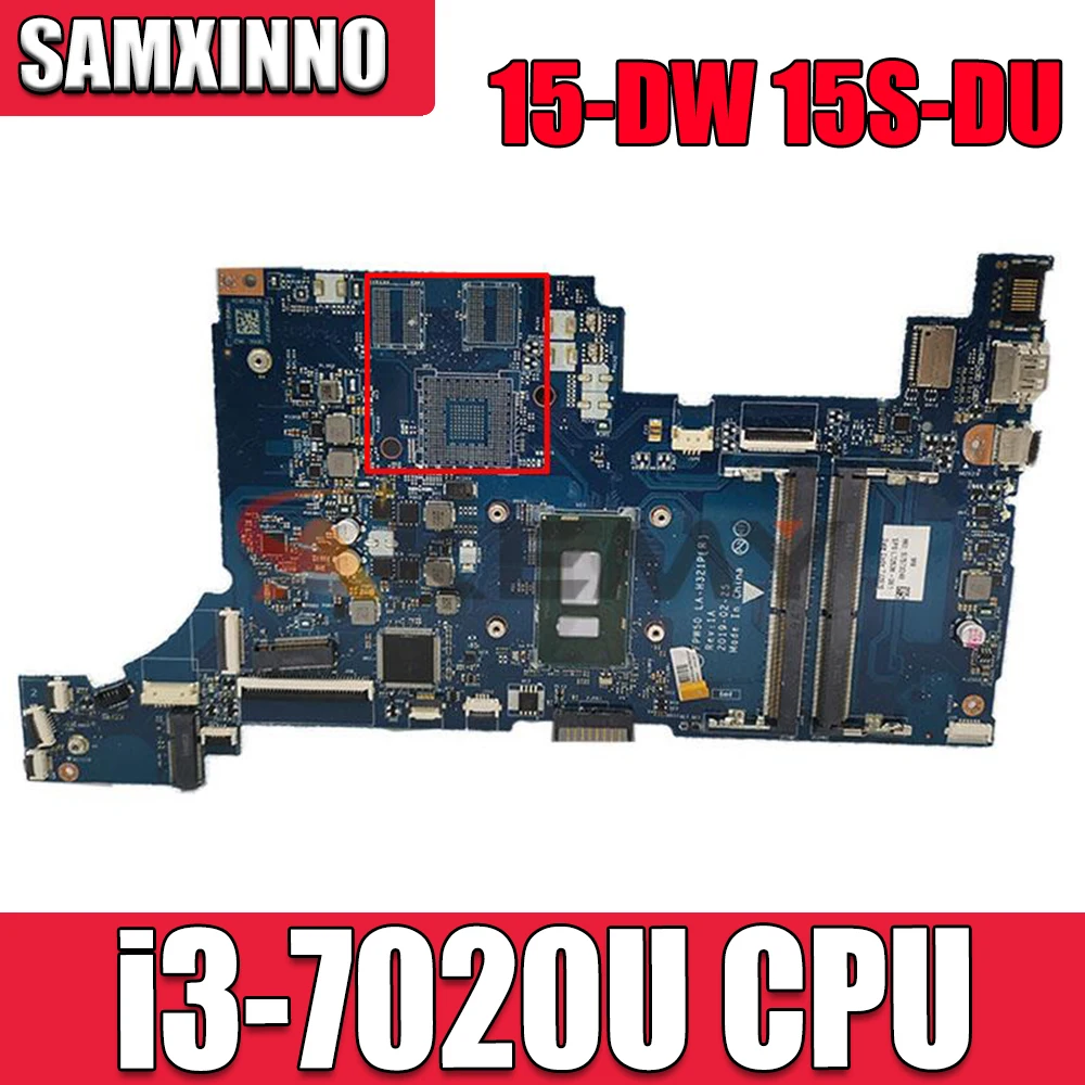 

Для ноутбука HP 15-DW 15S-DU, материнская плата i3-7020U, центральный процессор, флэш-дисплей 50, флэш-дисплей, флэш-карта памяти, флэш-память DDR4 100%, прот...