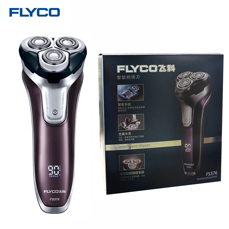 Flyco FS376 электробритва 3D плавающая головка перезаряжаемый портативный корпус
