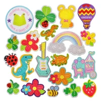 flower animals iron on patches for clothing embroidered garment applique embroidery patch clothes cheongsam diy accessory