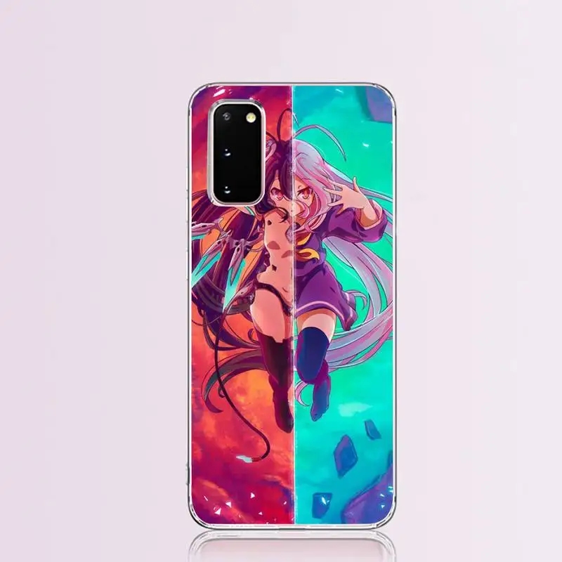 HPCHCJHM No Game NO life аниме черный ТПУ мягкий резиновый чехол для телефона Samsung S9 plus S5 S6 S7