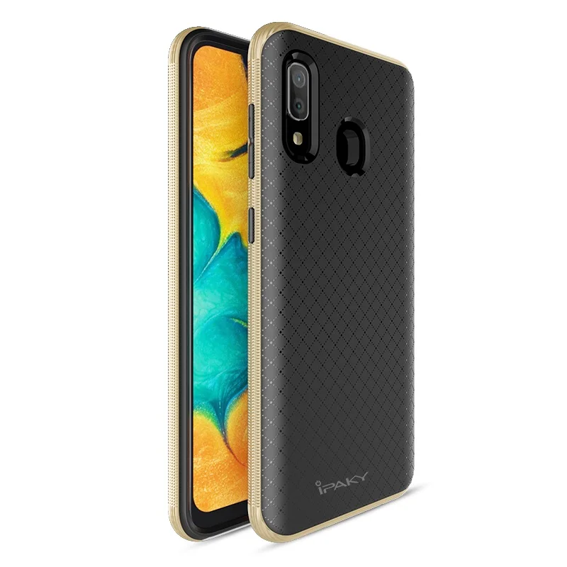 Gold Для Redmi Note 7 Чехол IPAKY PC бампер силиконовый мягкий 2 в 1 Гибридный Note 7S противоударный бронированный чехол для Xiaomi Redmi Note 7 Pro Чехол - Цвет: Gold