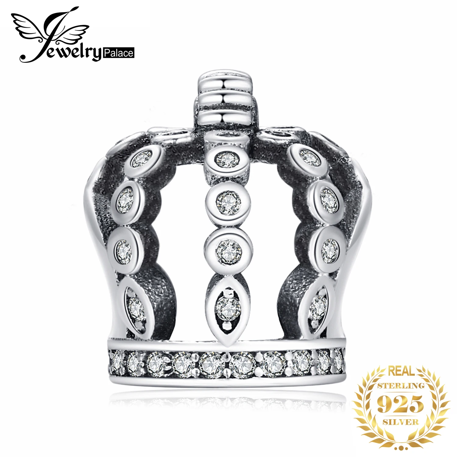 Jewelrypalace выдалбливают Корона жемчужный браслет 925 серебро|sterling silver charms|silver charmssilver