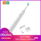 XIAOMI MIJIA Sonic электрическая зубная щетка T500 USB Индуктивный заряд Водонепроницаемый 3 режима приложение умный контроль ультразвуковая зубная щетка